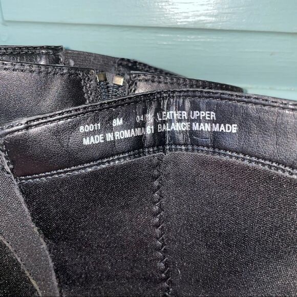 Clark’s black leather silver buckle weather grip sole sz 8 - Picture 5 of 5